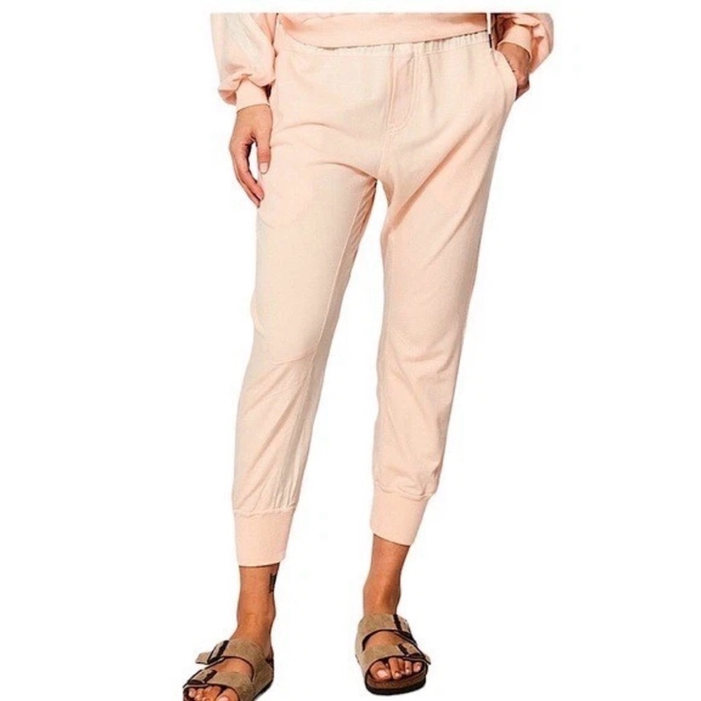 Young Fabulous & Broke Peach High Rise Tapered Odin Jogger Pants Women Large